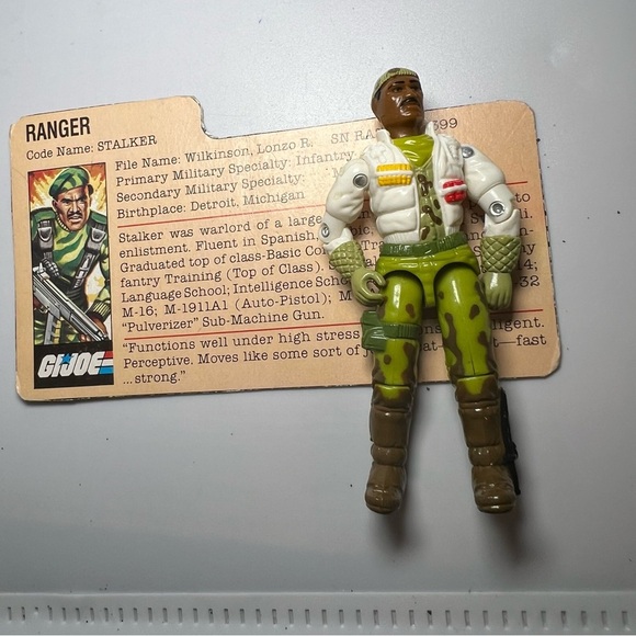 Vintage GI Joe 1989 Stalker v2 Tundra Ranger ARAH Action Figure Incomplete - Picture 1 of 3